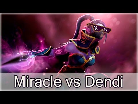 Miracle vs Dendi mid — NaVi vs Monkey Business