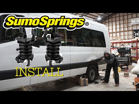 Mercedes-Benz Sprinter 170 EXT 4x4 | Rebel Sumo Springs Install | DIY Installation