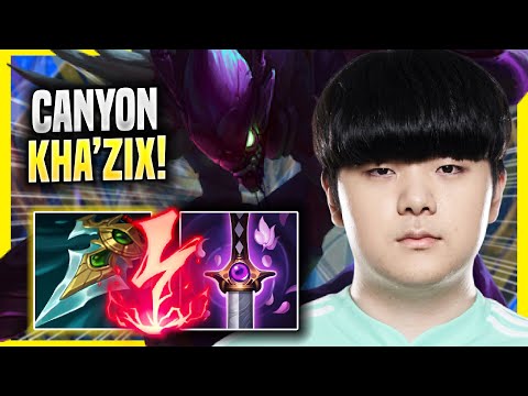CANYON IS A MONSTER WITH KHA'ZIX! - DK Canyon Plays Kha'zix JUNGLE vs Master Yi! | Season 2022
