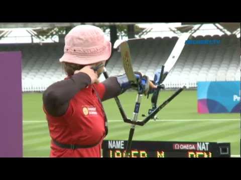 Maja Jager v Fang Yuting – recurve women’s 3rd round | London 2012 Olympic Test Event