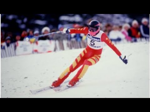 Pirmin Zurbriggen wins double DH (Kitzbühel 1985)