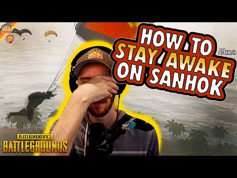 chocoTaco's Very Good Trick for Staying Awake ft. HollywoodBob - PUBG Sanhok Duos Gameplay