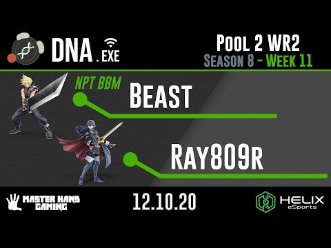 DNA.EXE S8:W11 - NPT | BBM | Beast (Cloud, Pokemon Trainer) Vs. Ray809r (Lucina) - Pool 2 WR2