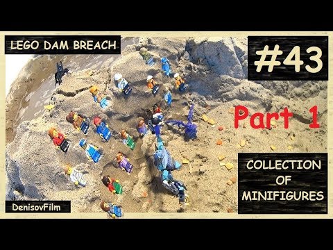 LEGO DAM BREACH ASMR #43 - COLLECTION OF LEGO MINIFIGURES : PART 1
