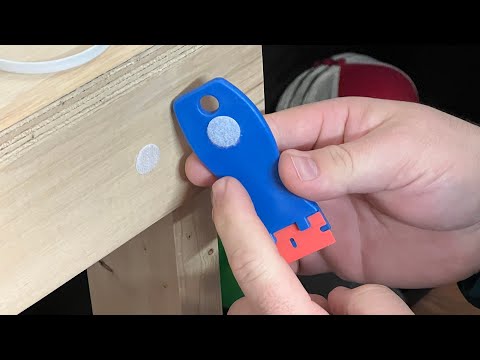 Part of a video titled Hook And Loop Adhesive Dots - YouTube