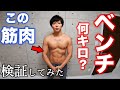 【クイズ】これぐらいの筋肉、ベンチ何キロ上がる?−18kg痩せたダイエットの後、獲得した肉体でベンチプレス(初心者)何キロ上がるか検証してみた。元デブ3ヶ月の筋トレ成果!