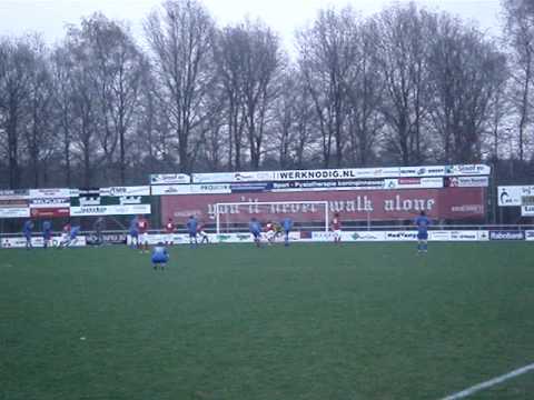 Gemiste penalty door Excelsior'31 B1 in slotfase van de bekerwedstrijd: Exc.31 B1 - Vroom.Boys B1