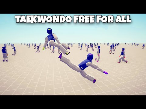TAEKWONDO FREE FOR ALL CHAMPIONSHIP - TOURNAMENT - Totally Accurate Battle Simulator TABS