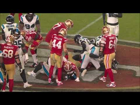 Tre'von Moehrig of the Panthers suspended 1 game for this punch to Jauan Jennings - 49ers