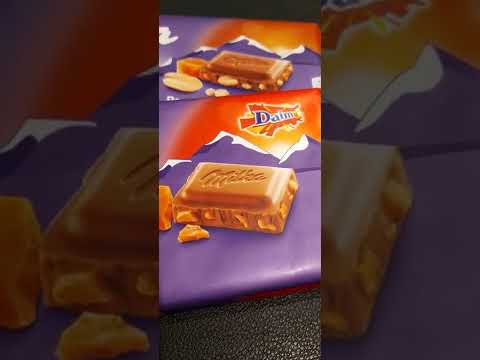 Daim Milka Chocolate bars #shorts #youtubeshorts  #chocolate #sweets
