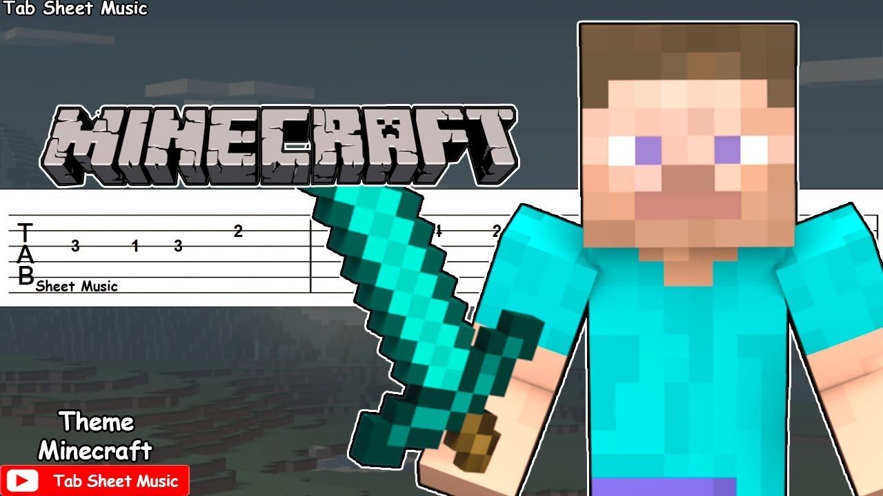 Minecraft - Theme (Calm 1) Guitar Tutorial