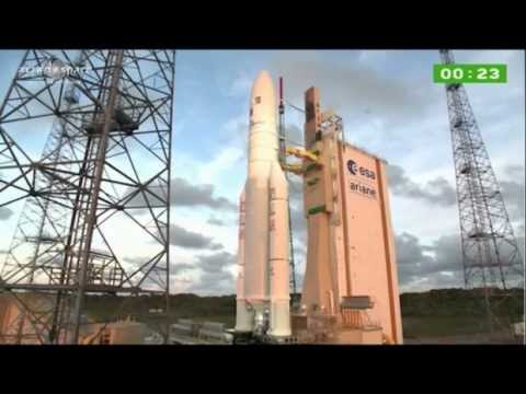 VOL VA210 - A566ECA - Eutelsat 21B + Star One C3 - decollage takeoff liftoff
