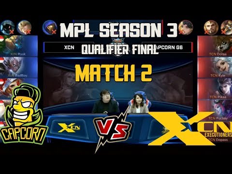 DAY 1 - TEAM CAPCORN G6 VS XCN MATCH 2 MPL SEASON 3 QUALIFIER FINAL