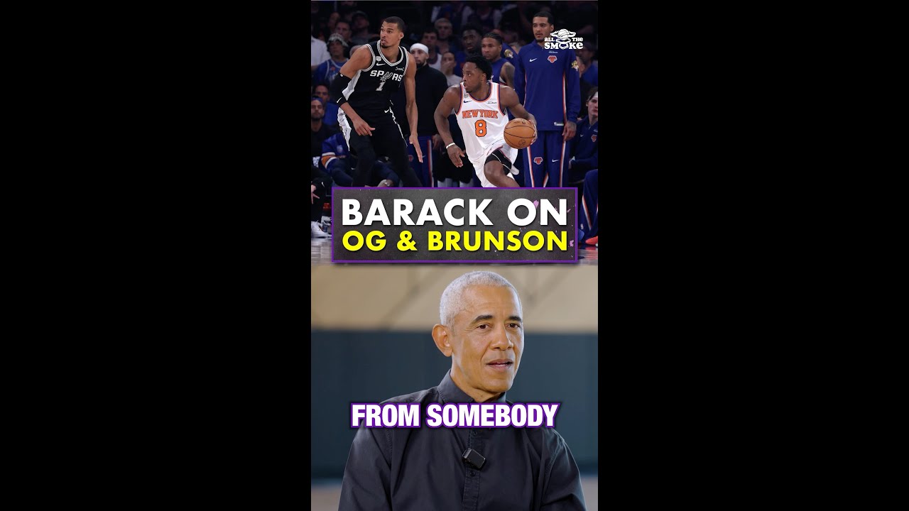 Barack Obama gives Jalen Brunson & the Knicks their flowers 🌹
