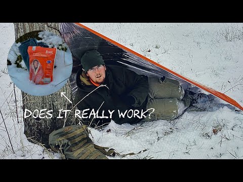 SOL Emergency Mylar Blanket. How to Properly Use it in Cold Weather