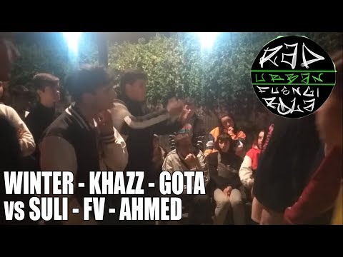 WINTER - KHAZZ - GOTA vs SULI - FV - AHMED | 4TOS 3vs3 URBAN RAP