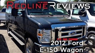 2012 Ford E-150 Wagon Review, Walkaround, Start Up, Test Drive