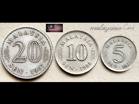 Old Malaysian Sen coins from 1967 | MALAYSIA - ASIA