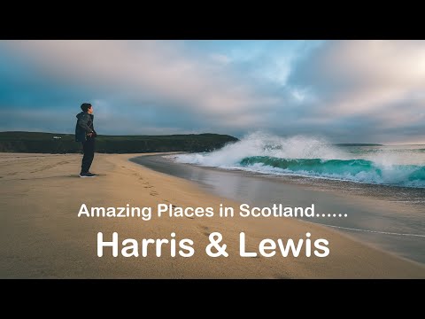 Europie Beach | Harris and Lewis Beaches | Amazing Beaches Scotland | Drone Beach at Sunset