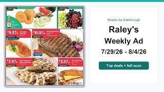 Raley's Weekly Ad (7/29/26 - 8/4/26) Best Deals