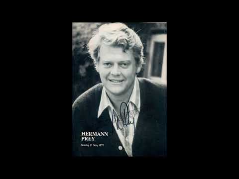 Hermann Prey sings Lieder by Franz Schubert