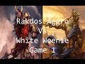 Rakdos Aggro vs White Weenie [G1] - Gameplay ...