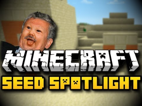 Minecraft Seed Spotlight #23 - TRIPLE DESERT STRONGHOLDS (HD)