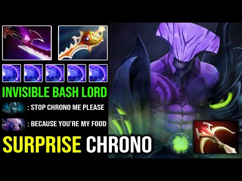 100% BASH LORD Invisible Surprise Chronosphere with Level 30 Silver Edge & Daedalus Most IMBA DotA 2