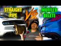 Muffler Delete VS Straight Piped Sound comparison Mustang GT 5.0 | Must watch before deciding