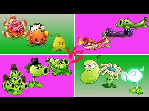 Super Team VINE Plant Vs 03 Team plants Max Level - PvZ 2 Team 03 Plant