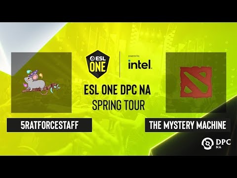 Dota2 - The Mystery Machine vs 5RATFORCESTAFF - Game 2 - ESL One DPC NA Spring