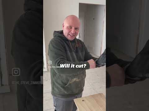 We test out cut proof gloves. Yep, I was a bit nervous! #ppe #protectyourhands #becareful.