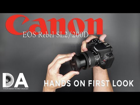 Canon EOS Rebel SL2/200D/Kiss X9 | Hands On First Look | 4K