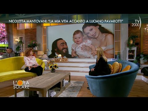 L'Ora Solare (TV2000) Nicoletta Mantovani: "La mia vita accanto a Luciano Pavarotti"