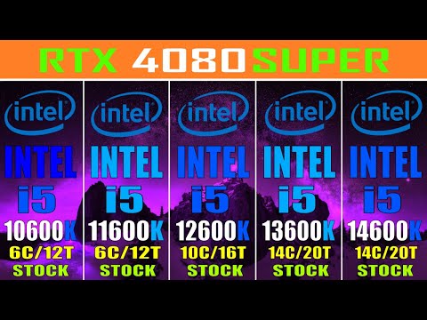 INTEL i5 10600K vs INTEL i5 11600K vs INTEL i5 12600K vs INTEL i5 13600K vs INTEL i5 14600K ||