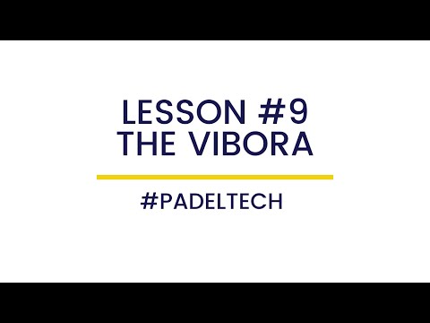 #PadelTech - The vibora