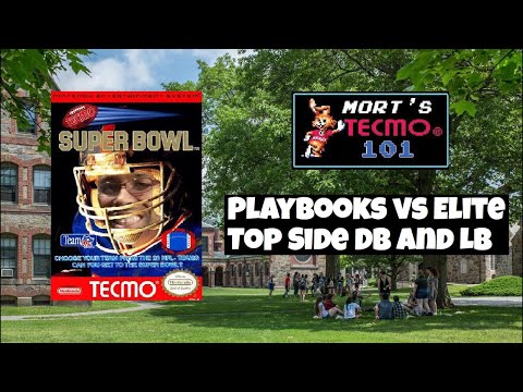 Mort’s Tecmo 101 Video Series - Playbooks vs Elite Top Side DB and LB
