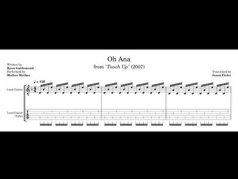 Oh Ana- Mother Mother (Transcription)