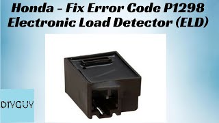 2003 Honda CRV P1298 - Electronic Load Detector (ELD) Replacement