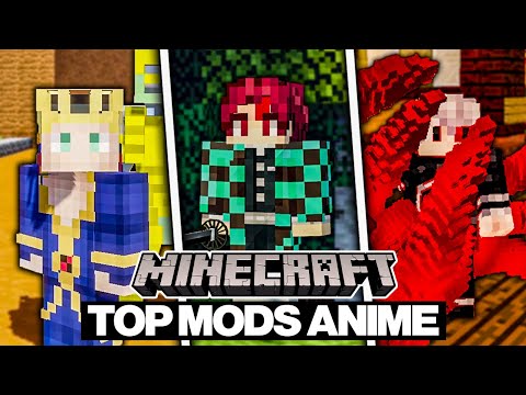 Top 5 Mods de Anime para Minecraft 😲🉐🈺 #3 c/TheKalo