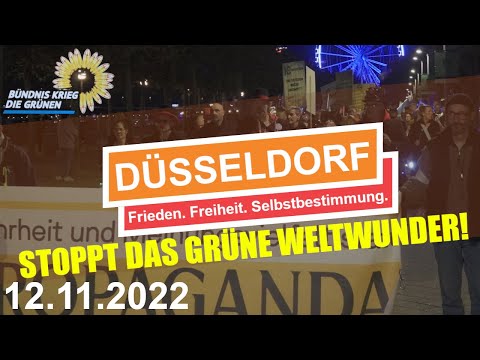 DEMO in DÜSSELDORF am 12.11.2022 | Stoppt das grüne Weltwunder! | Frieden. Freiheit. #Mutwinter