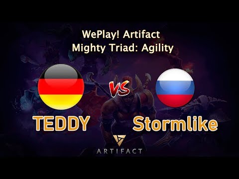 Teddy vs Stormlike - Group F | Artifact Mighty Triad: Agility | WePlay!