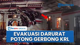 Dramatis! Ini Detik-detik Evakuasi Korban Terjepit, Petugas Upayakan Potong Gerbong KRL Wanita