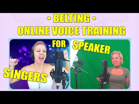 Belting Online Voice Training / Singers / Speakers / Phoenix Vocal Studio #onlinecourse #belting