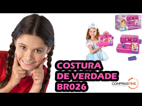 Máquina De Costura Infantil Brinquedo Princesas Disney Br026