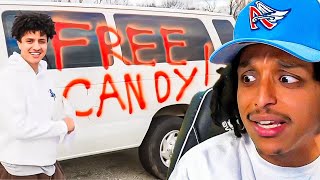 Ash Alk Pulled Out the Free Candy Van in 2024 😂