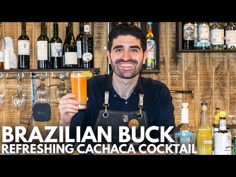 Brazilian Buck | A Refreshing Ginger Cachaça Cocktail