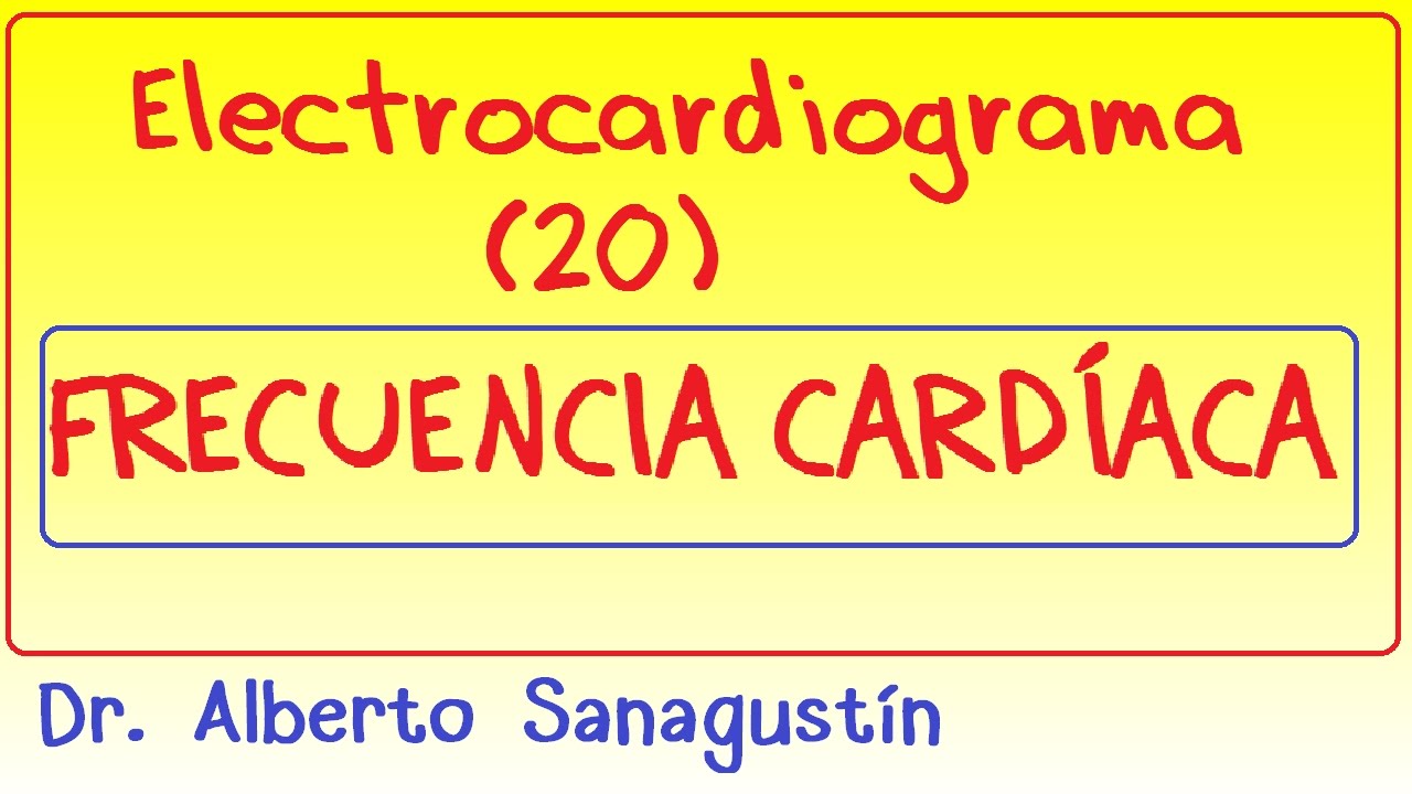 Electrocardiograma (20): Frecuencia cardíaca (cálculo)