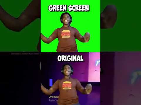 Original VS Green Screen - IShowSpeed Dances “One Kiss”