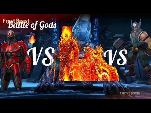 [MFF] Ghost rider VS T4 Black Bolt VS T4 Odin ||ABX Comparison || ULTIMATE BATTLE OF GOD||